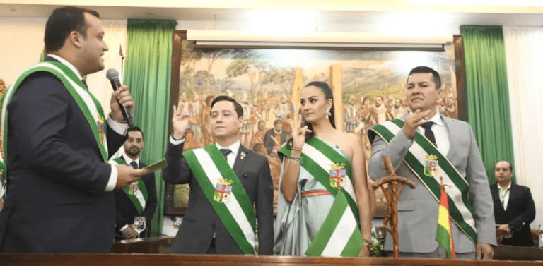Luisa Nayar asume la presidencia del Concejo Municipal de Santa Cruz de la Sierra