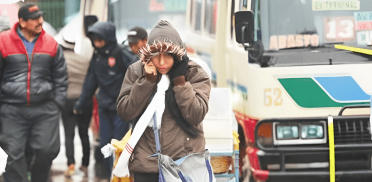 Santa Cruz de la Sierra enfrenta un intenso «surazo» marcado por frío y tormenta eléctrica